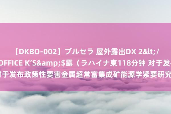 【DKBO-002】ブルセラ 屋外露出DX 2</a>2006-03-16OFFICE K’S&$露（ラハイナ東118分钟 对于发布政策性要害金属超常富集成矿能源学紧要研究磋议2024年度表情指南的晓示